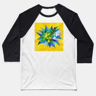 Brazilian Heart - Brazilian Heart Baseball T-Shirt